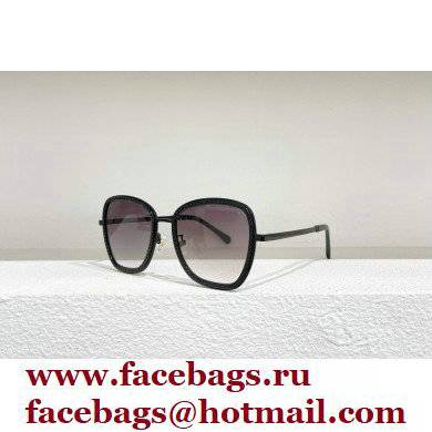 chanel Metal & Strass Square Sunglasses A71459 06 2022